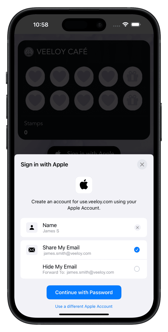 screenshot: <strong>One Tap</strong> to sign up and receive the pass. <strong>Enjoy!</strong>